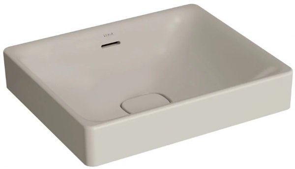 Vitra 7534B020-0673 Metropole Dikdörtgen Çanak lavabo,50cm Mat Bej.